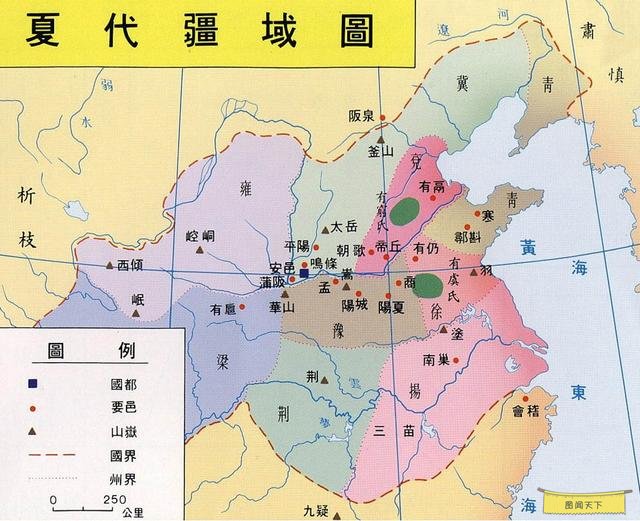 我们先说说夏朝,这是中国的第一个正式王朝,由上古君主夏禹的儿子夏启